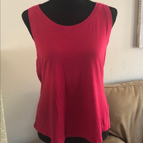 Fabletics Tops - Red Tank Top